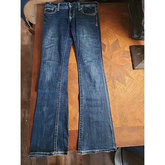 Express Denim - Express Jeans Stella Low Rise Barely Boot Womens Sz 0